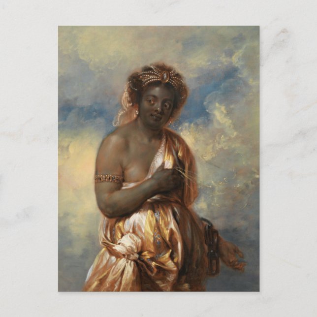 Postal Alegoría de África por Boeckhorst (Anverso)