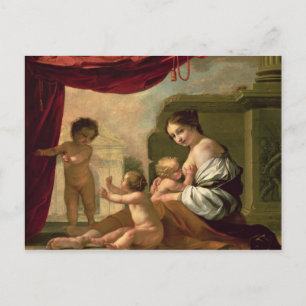 Postal Alegoría de la caridad