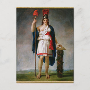 Postal Alegoría de la República