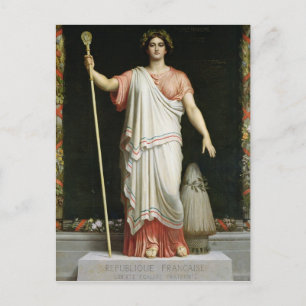 Postal Alegoría de la República, 1848