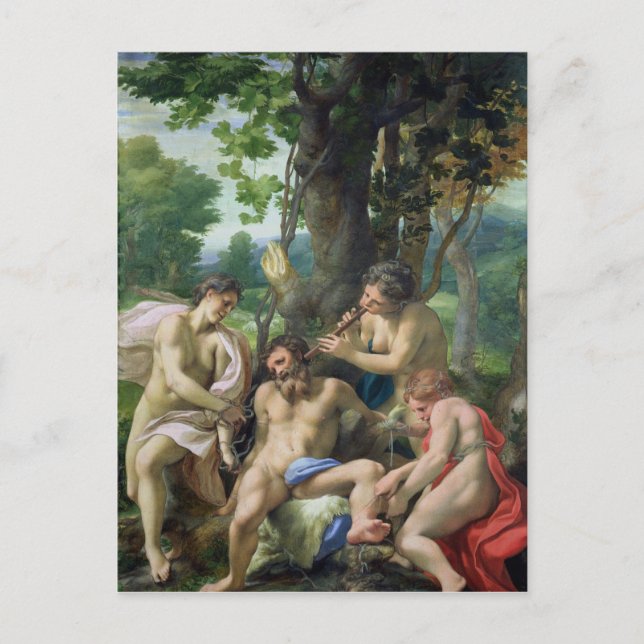 Postal Alegoría de los vicios, 1529-30 (Anverso)