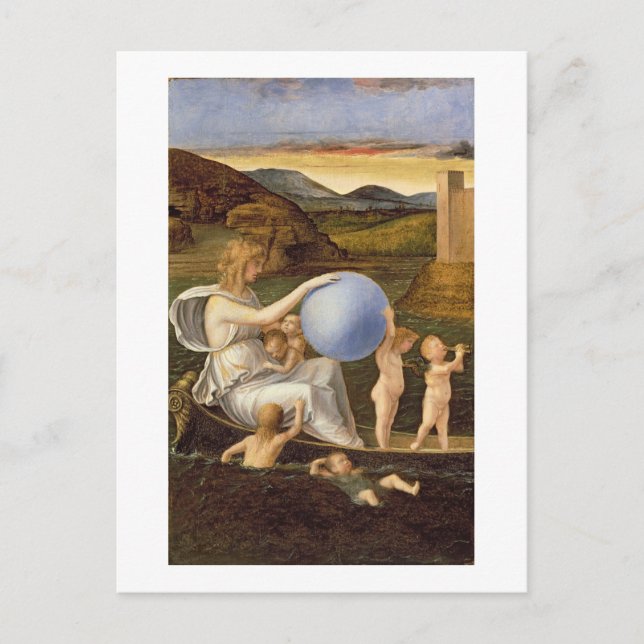 Postal Alegoría del cambio de fortuna, o melancolía (petr (Anverso)