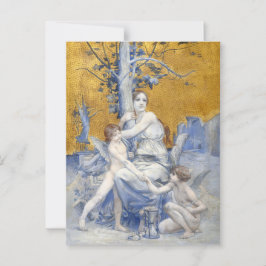 Postal Alegoría del tiempo (1896) por Luc-Olivier Merson