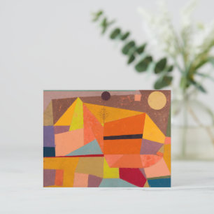 Postal Alegre paisaje de Cubismo de Montaña