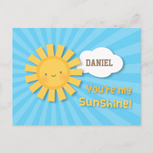 Postal Alegre y Brillante Eres Mi Sol Saludo