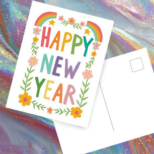 Postal Alegre y fascinante manejo de AÑO NUEVO