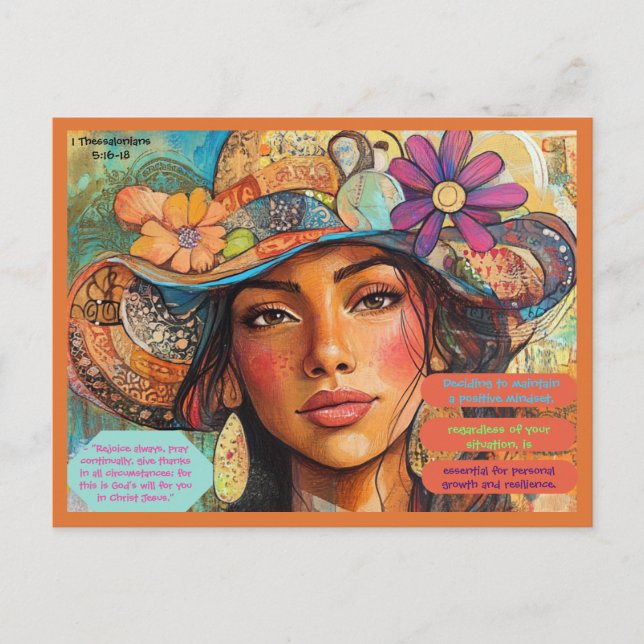 Postal Alegrense Siempre 1 Tesalonicenses 5 (Anverso)