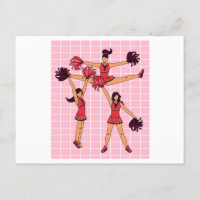 Alegres Bailarines Con Pom Poms