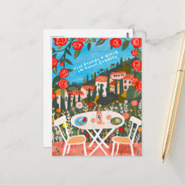 Postal Alegría Felicidad Nueva Casa paisaje hermoso