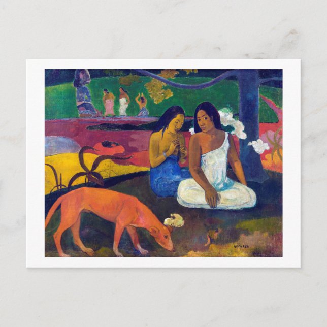 Postal Alegría, Gauguin (Anverso)