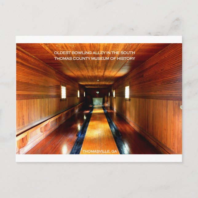 POSTAL ALEGRÍA MÁS ANTIGUA EN EL SUR, THOMASVILLE, GA (Anverso)