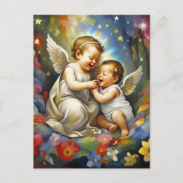 POSTAL " ALEGRÍA PESADA " (Anverso)