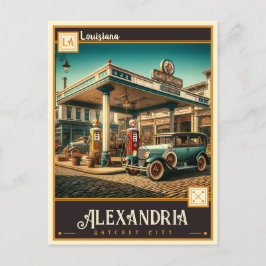 Postal Alejandría, Luisiana | Vintage