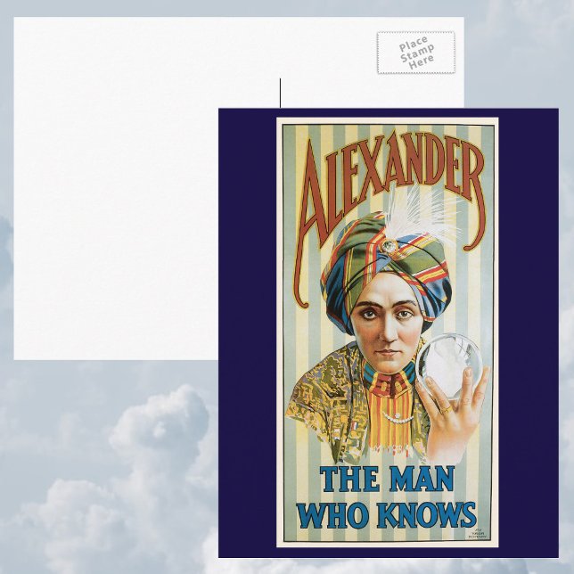 Postal Alejandro, el hombre que sabe, el Poster de la mag (Subido por el creador)