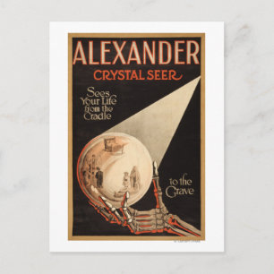 Postal Alejandro, magia Crystal "Cradle to Grave"