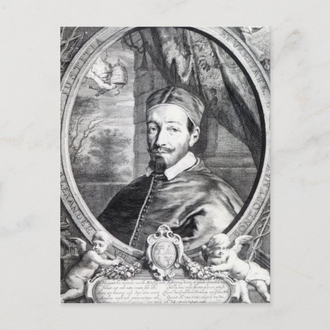 Postal Alejandro VII (Anverso)