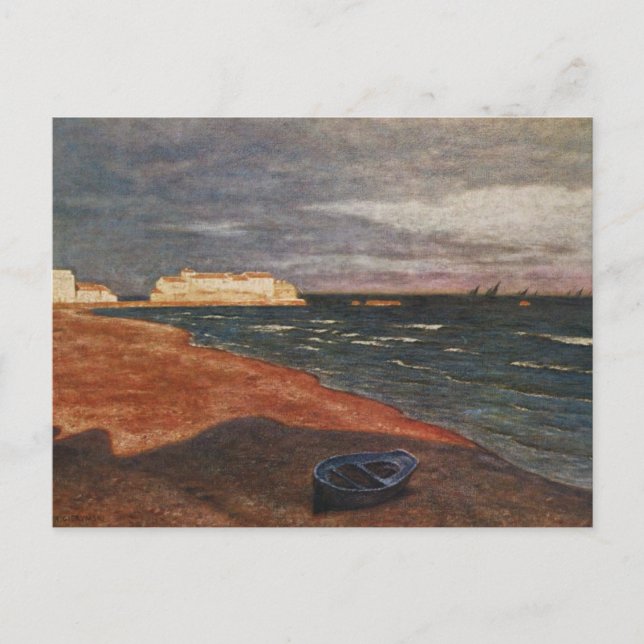 Postal Aleksander Gierymski - costa (Anverso)