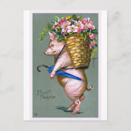 Postal Alemán "Prosit Neujahr"