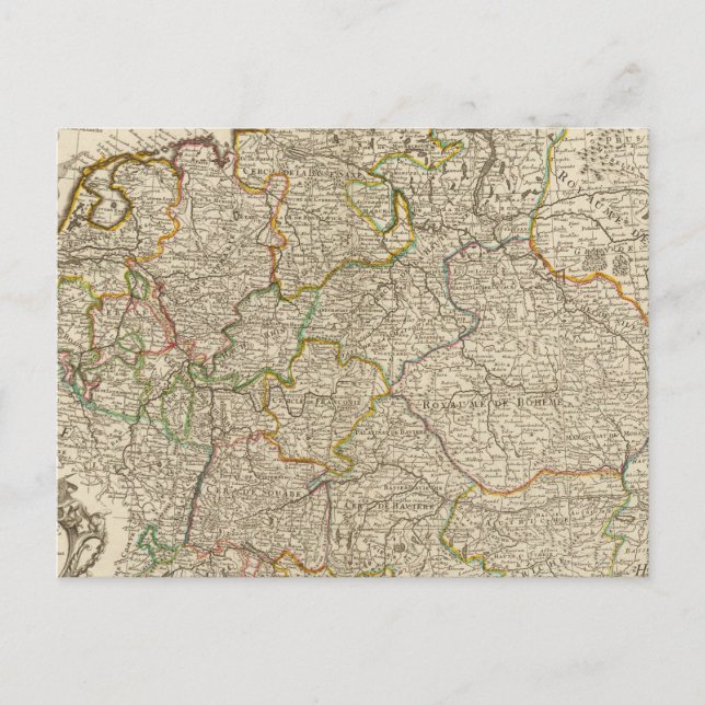 Postal Alemania, Austria, Europa (Anverso)