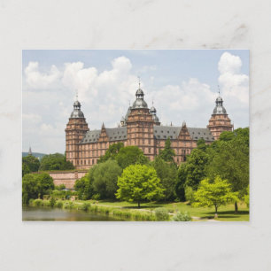 Postal Alemania, Baviera, Bayern, Aschaffenburg. Castillo