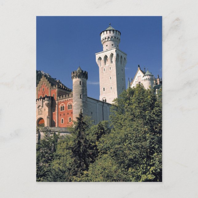 Postal Alemania, Baviera, Castillo de Neuschwanstein. (Anverso)