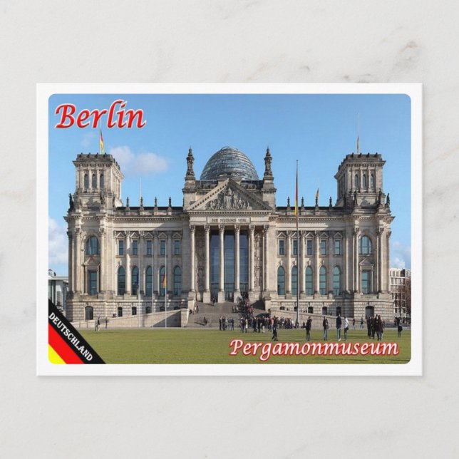 Postal Alemania - Berlín - Museo del Pergamon - (Anverso)