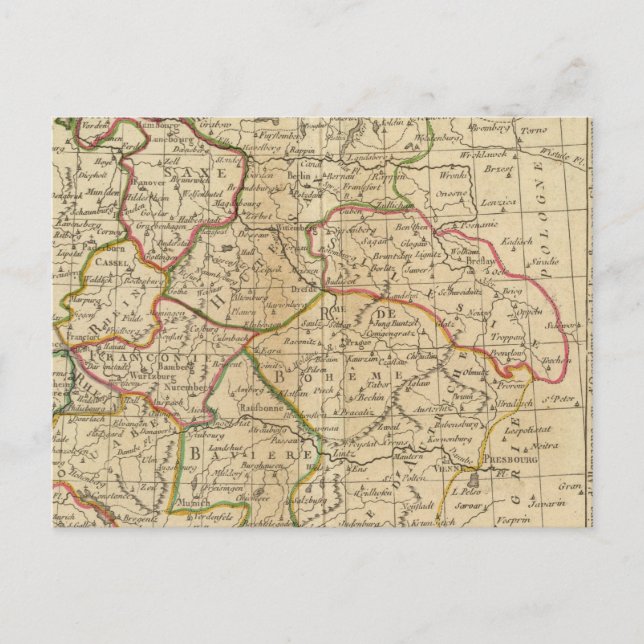 Postal Alemania, Bohemia (Anverso)