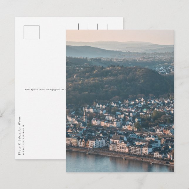 Postal Alemania de Boppard (Anverso / Reverso)