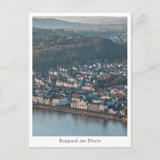 Postal Alemania de Boppard (Anverso)