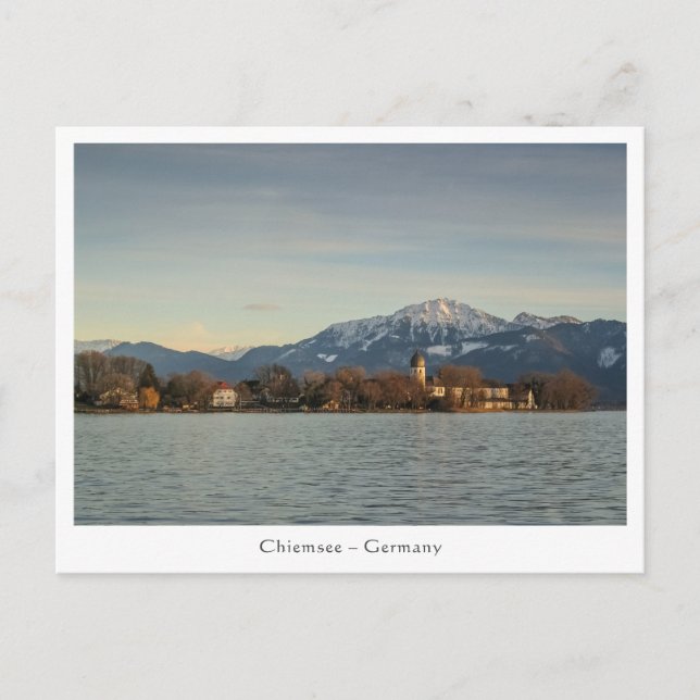 Postal Alemania de Chiemsee (Anverso)