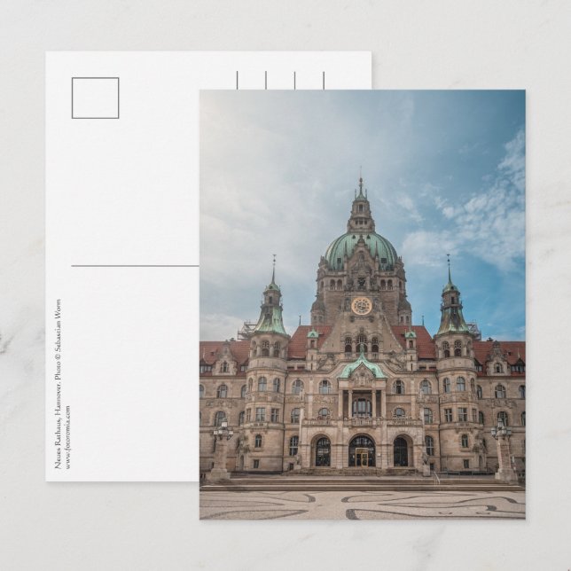 Postal Alemania de Hannover (Anverso / Reverso)