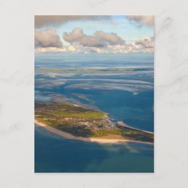 Postal Alemania del Mar de Wadden del Norte de Frisia (Anverso)