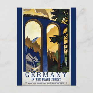 Postal Alemania en la selva negra restaurada