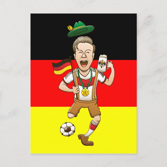Postal Alemania es cuatro veces campeona de fútbol (Anverso)