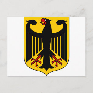 Postal Alemania Escudo de armas DE