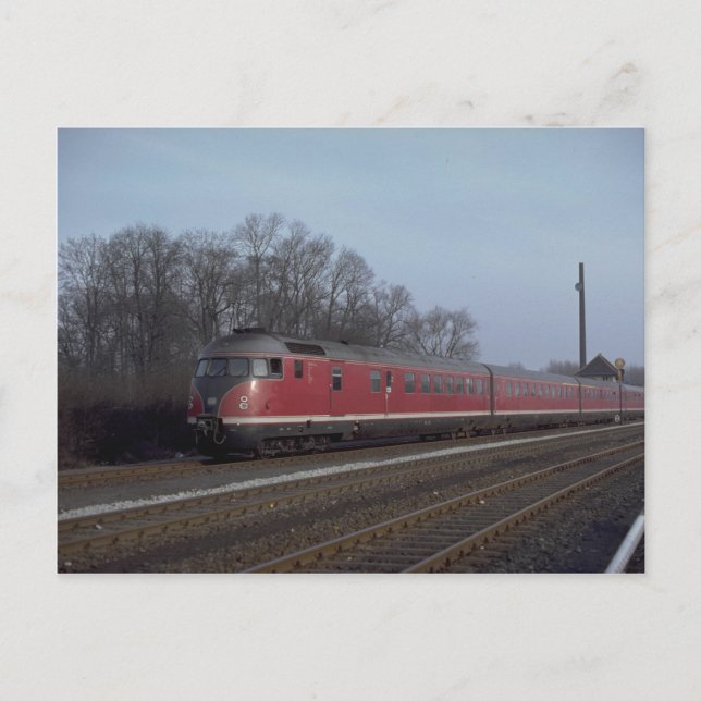 Postal Alemania, GFR (BB), red de ferrocarriles diésel, 1 (Anverso)