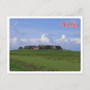 Postal Alemania - Hallig -