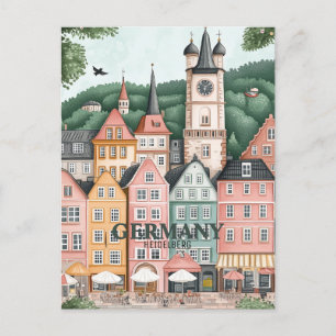 Postal Alemania Heidelberg Travel