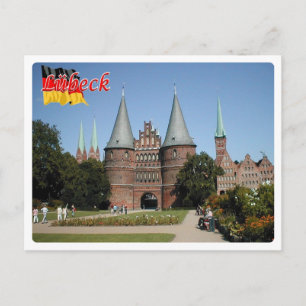 Postal Alemania - Lubeck -