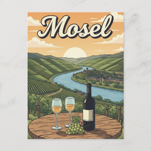 Postal Alemania Mosel Travel (Anverso)