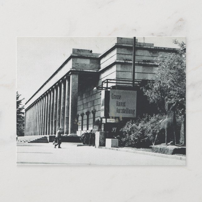 Postal Alemania, Munich, Galería de Arte (Anverso)