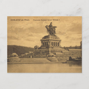 Postal Alemania vintage, Koblenz am Rhein