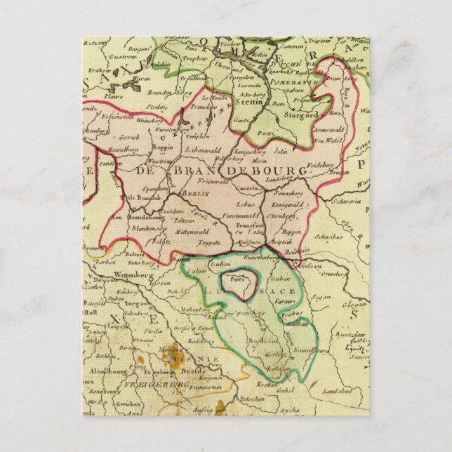 Postal Alemania y Polonia (Anverso)