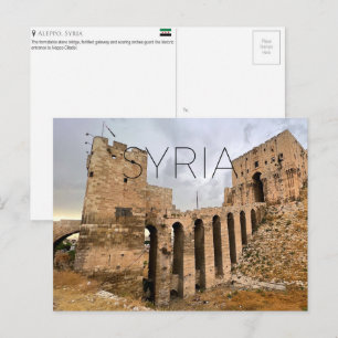 Postal Alepo, Siria Tarjeta Postal