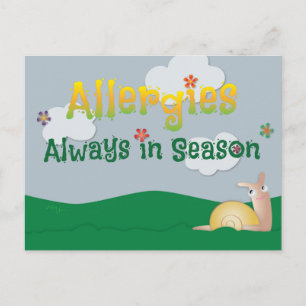 Postal Alergias - Siempre en temporada
