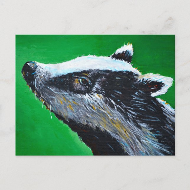 Postal Alerta de Badger (Anverso)