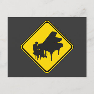 Postal Alerta: Piano Jugador Atrás!