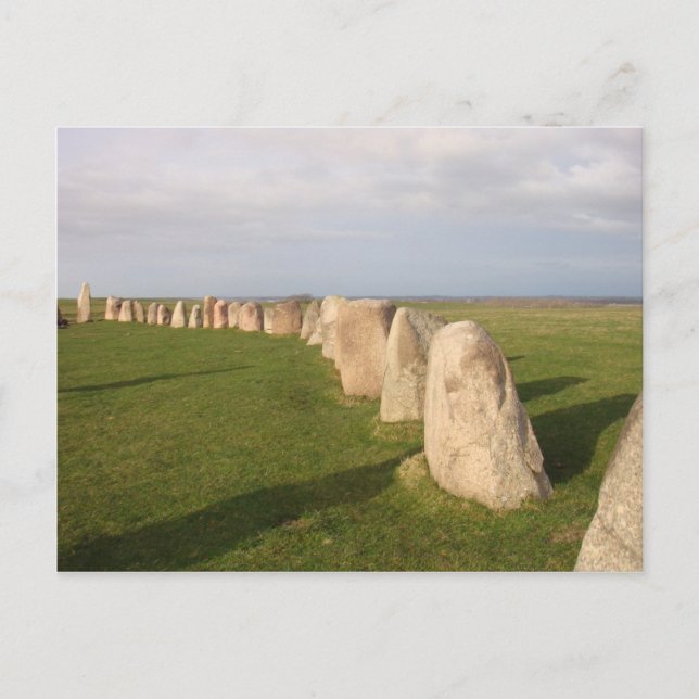 Postal Ales Stenar ~ Suecia (Anverso)