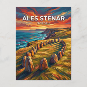 Postal Ales Stenar Suecia