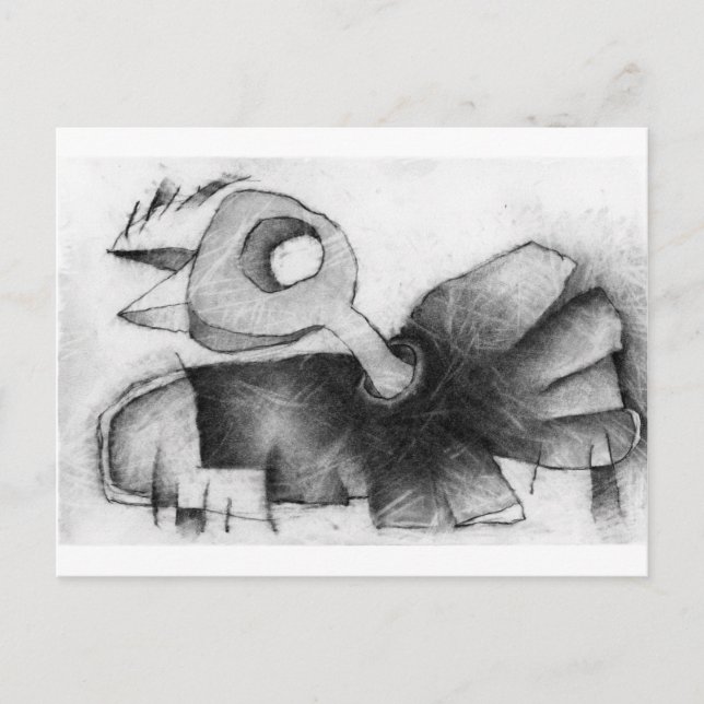 Postal aleta de pájaro (Anverso)